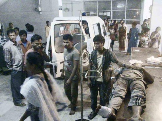 Kamalpur : Bikes collided head on : One died another shifted to GBP : Police seized the bikes Kamalpur : Bikes collided head on : One died another shifted to GBP : Police seized the bikes